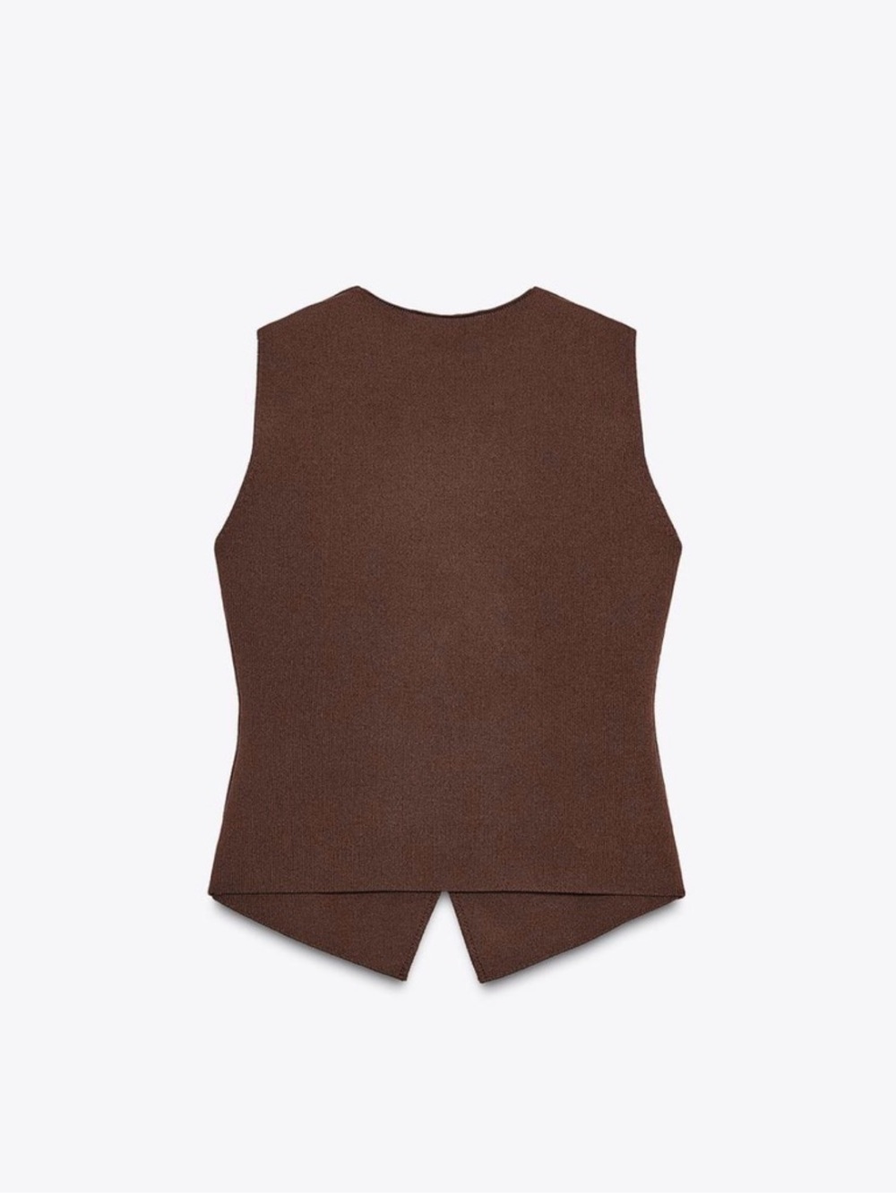 🔥🔥Zara Brown Knit Vest - Picture 7 of 7